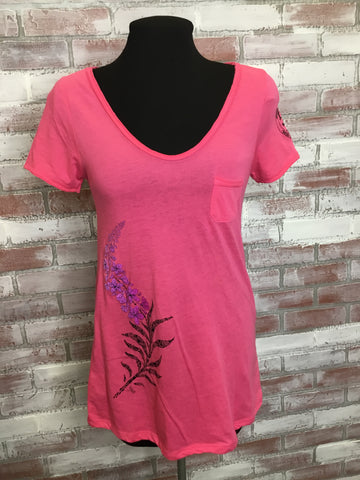 Doodle Fireweed Penny Pocket Tee Womens
