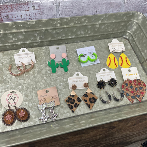 Assorted Statement Earrings
