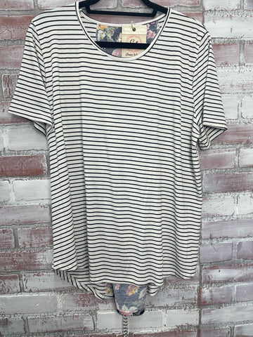 Fly Away with Me Striped Tee