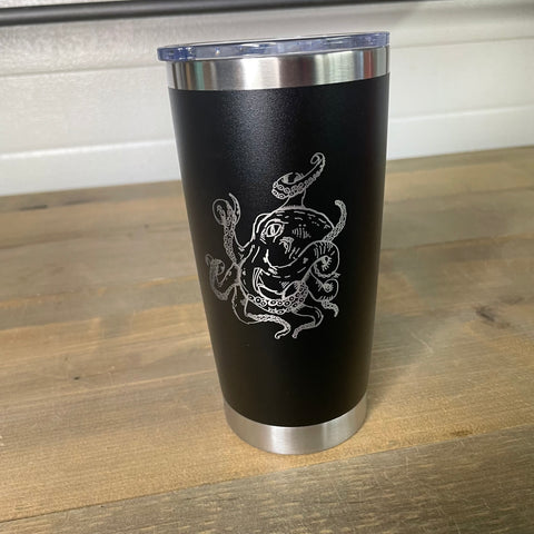 20oz Double Wall Stainless Steel Tumbler - Octopus