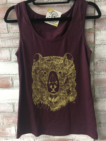 Wild Grizzly Pinot Tank Womens