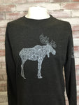 Doodle Moose Men's Crew Sweatshirt