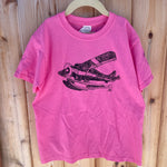 Kid's Pink Float Plane Tee