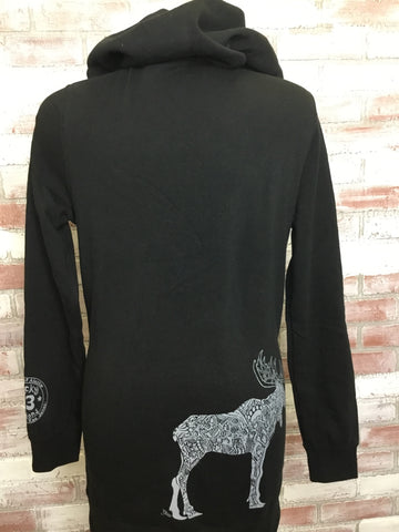 D. Moose Long Hoody Dress