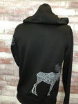 Moose Grey on Black WP Jacket