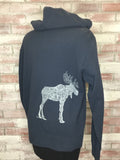 D. Moose Unisex Zip Hoody