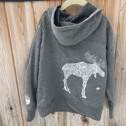 Moose Nickel Kid's PO Hoody